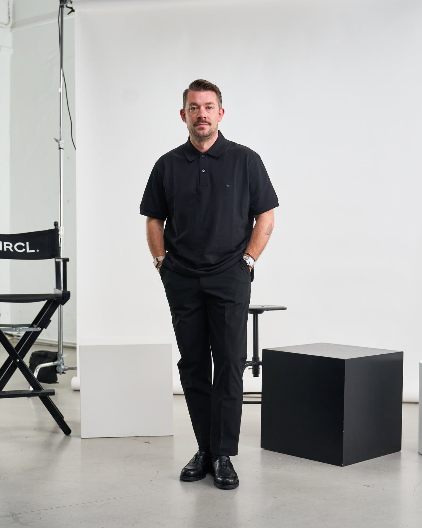 Jonas van Blanken im CIRCL Studio in Düsseldorf